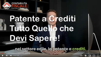 Patente a Crediti Edile